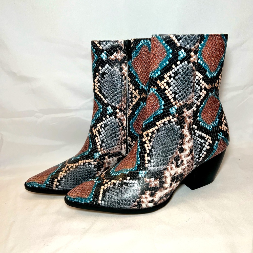 Matise Caty multicolor snake boots